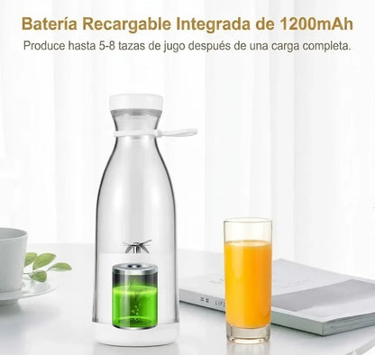 LICUADORA PORTÁTIL TIPO BOTELLA 300ML
