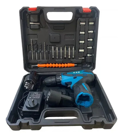 MINI TALADRO AM-E 12V 24 PZ 2 BATERIAS