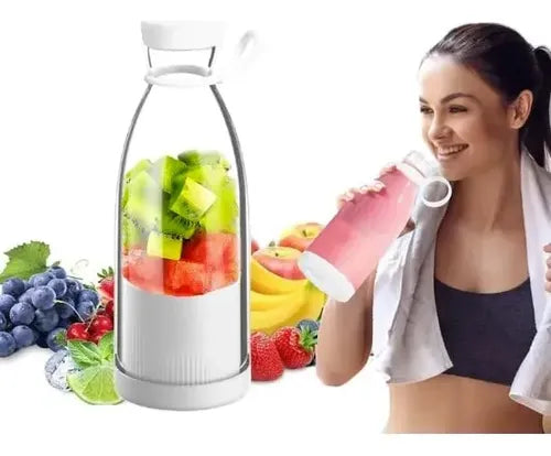 LICUADORA PORTÁTIL TIPO BOTELLA 300ML